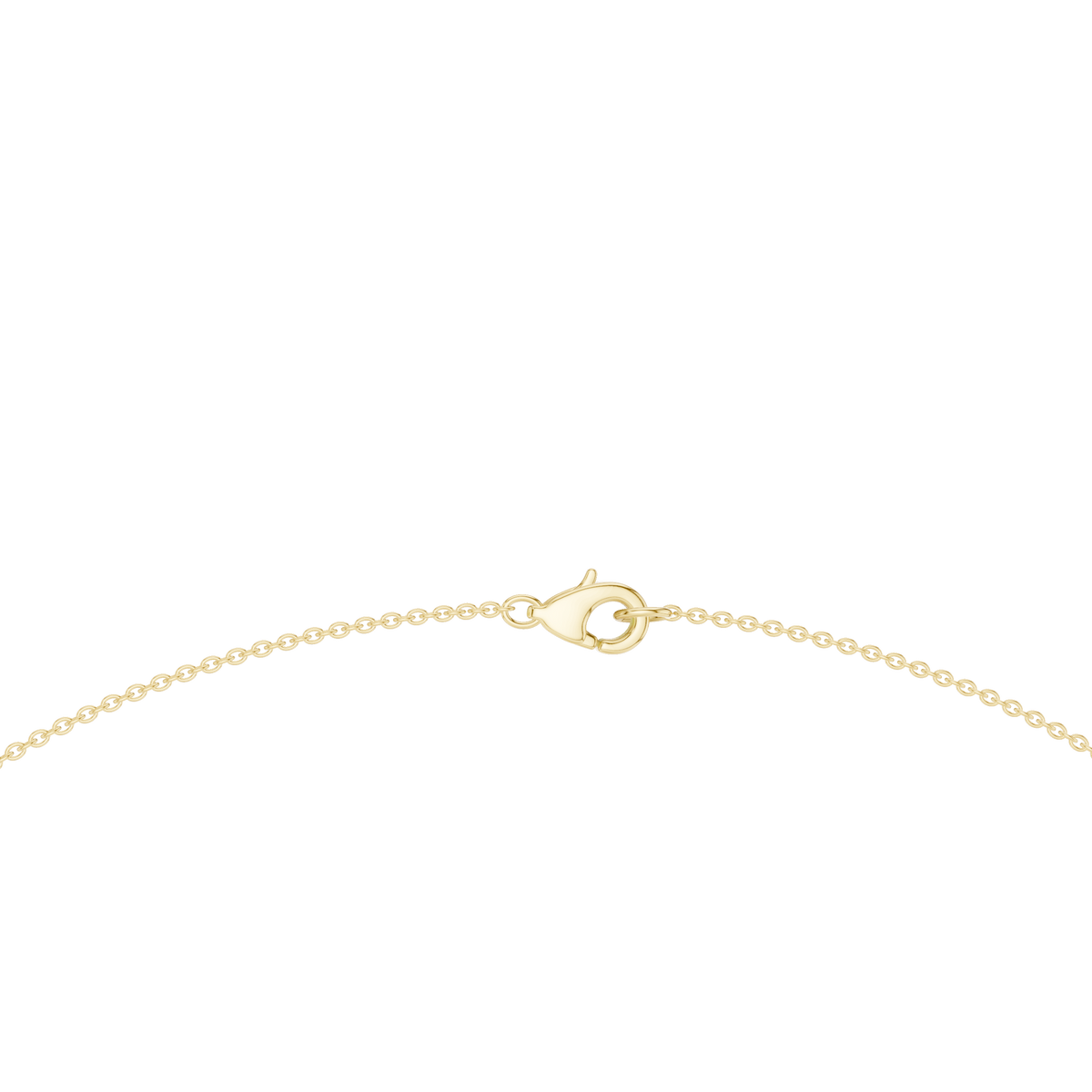 Pear Drop Fringe Necklace in yellow 925 sterling silver, view 4
