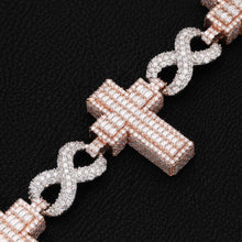 Infinite Drip Cross Bracelet