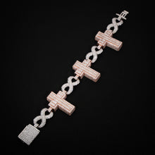 Infinite Drip Cross Bracelet