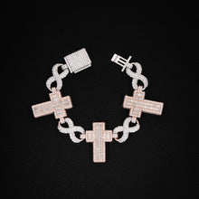 Infinite Drip Cross Bracelet