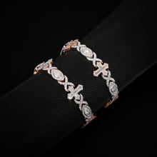 Jessus Cross X Evel EYES Two Tone GOLD VVS Bracelet