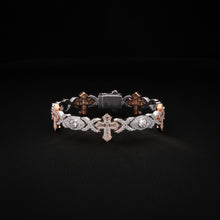 Jessus Cross X Evel EYES Two Tone GOLD VVS Bracelet