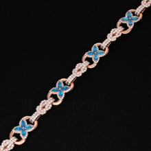 Rose gold Breeze Sapphire Blossom Bracelet
