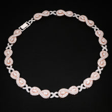 Infinity Rose Iced Cuban Chain