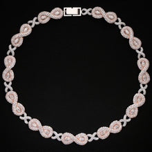 Infinity Rose Iced Cuban Chain