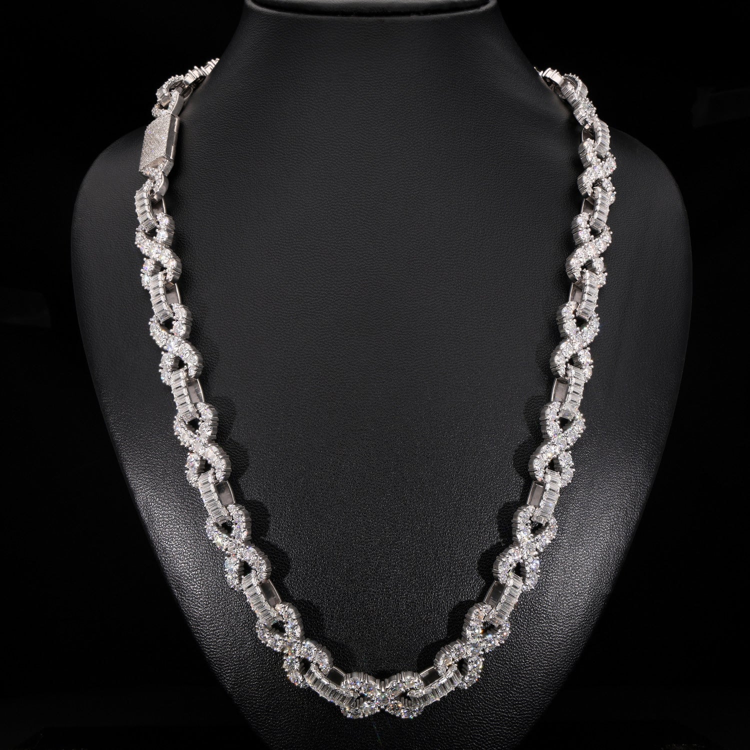 Infinity Link Iced Diamond Cuban Chain