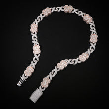 Infinity x Rose Gold Dollar Iced Cuban Chain
