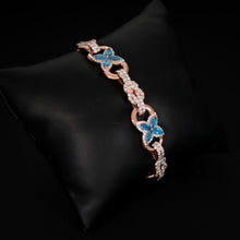 Rose gold Breeze Sapphire Blossom Bracelet