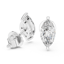 0.75CT Lab Marquise Stud Earring