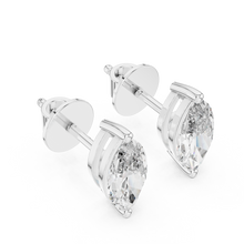 0.75CT Lab Marquise Stud Earring