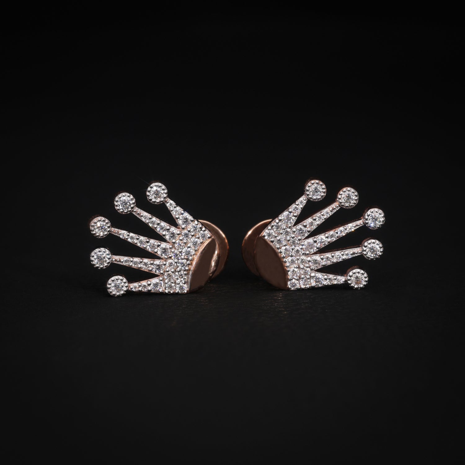 Regalia Crown VVS Studs