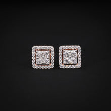 Nova Square Ice Studs