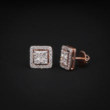 Nova Square Ice Studs