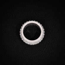 Glacier white gold  Rows Band