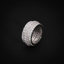 Glacier white gold  Rows Band