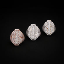 Triple Threat Iced Money Ring
