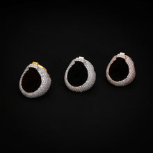 Triple Threat Iced Money Ring