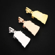 Iced Rose gold Jesus Piece Pendant (Trio Finish)