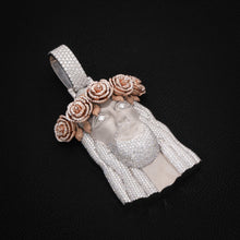 Rose Crown Jesus Pendant