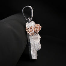 Rose Crown Jesus Pendant