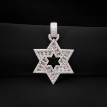 Iced Star of David Pendant