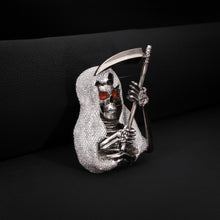 Grim Reaper Iced Pendant