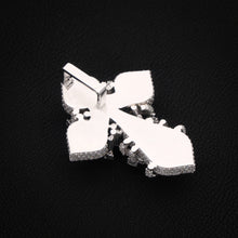 VVS Cupid’s WHITE GOLD Crossed Heart Pendant