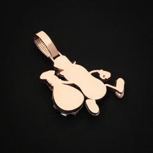 VVS ROSE GOLD PEANUT MAN CHARM