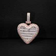 Iced Out Jesus Charm with Matte Face & Rose Gold Accents