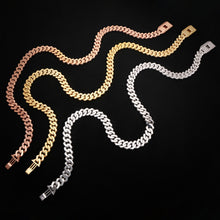 13MM VVS Trinity Trio-Tone Iced Cuban Chain