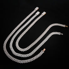 13MM VVS Trinity Trio-Tone Iced Cuban Chain