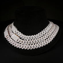 13MM VVS Trinity Trio-Tone Iced Cuban Chain