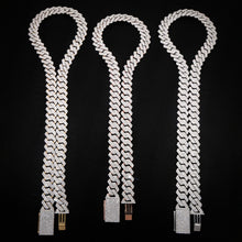13MM VVS Trinity Trio-Tone Iced Cuban Chain
