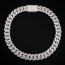 22MM RAISED BUGGATES  Frost King white gold Cuban Chain
