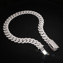 22MM RAISED BUGGATES  Frost King white gold Cuban Chain