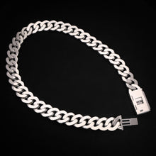22MM RAISED BUGGATES  Frost King white gold Cuban Chain