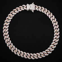20MM Dior Lock ROSE GOLD VVS ROUND CUBAN CHAIN