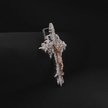 Divine ROSE GOLD Flame JESSUS Cross Pendant