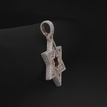 Iced Star of David Pendant