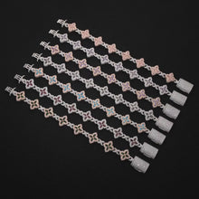 ICED CLOVER BRACELET