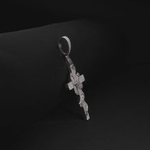 Twisted Cross Ice Pendant