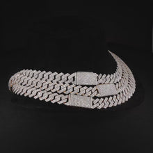 13MM VVS Trinity Trio-Tone Iced Cuban Chain