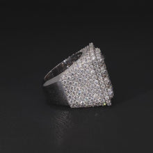 Glacier WHITE GOLD Cluster Ring
