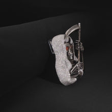 Grim Reaper Iced Pendant