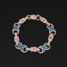 Rose gold Breeze Sapphire Blossom Bracelet
