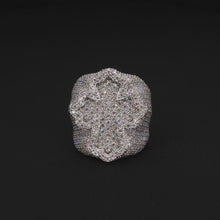 Sacred Iced ROSE GOLD Cross Ring