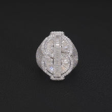 Triple Threat Iced Money Ring